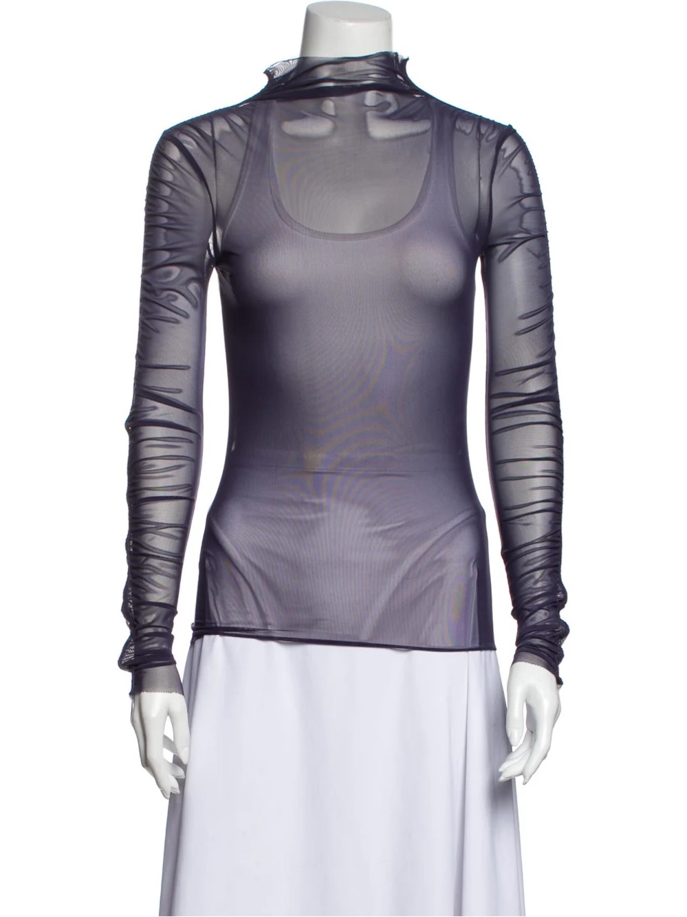 Opening Ceremony Sheer Long Sleeve Blouse